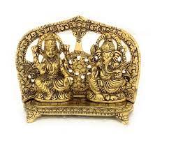 golden ganesh statues gold plated metal