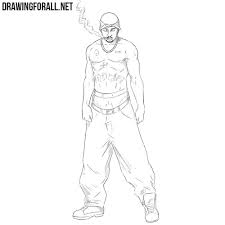 Learn how to draw rappers in this really easy drawing tutorial. How To Draw 2pac