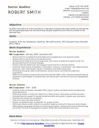 senior auditor resume samples qwikresume