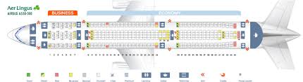 Seat Map Airbus A330 300 Aer Lingus Best Seats In Plane