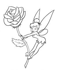 tinkerbell coloring pages kids