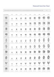 29 Printable Diamond Size Charts Diamond Color Charts