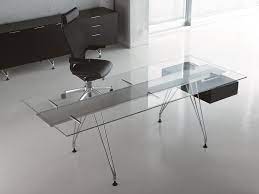 A1 Directional Glass Office Desk