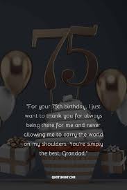 140 happy 75th birthday wishes honoring