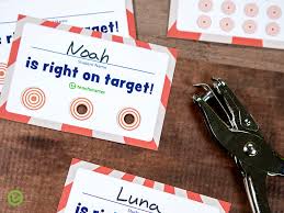behavior punch card right on target