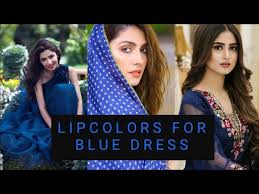 12 cly makeup ideas for a blue dress