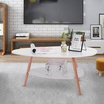 Bolla pop coffee table scale 1:1 base color:. Oval White Coffee Tables You Ll Love In 2021 Wayfair