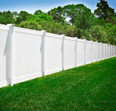 Pvc Vinyl White Privacy Fence From