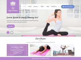 free vw yoga fitness wordpress theme