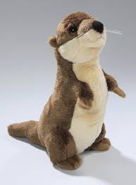 otter standing soft toy stuffed
