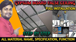 gypsum board false ceiling full