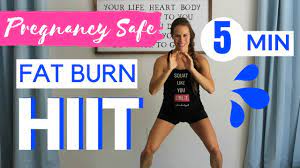 prenatal hiit workout for fat burn