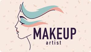 makeup artist logo vector images over
