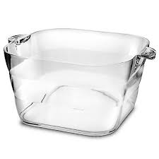 Glacier Giant Acrylic Square Party Tub