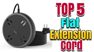 flat extension cord for under carpet
