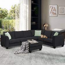Toswin Modern Sectional L Shape Sofa