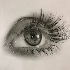 Realistic paintings are typically 10 to 20 times the size of the original photographic reference source, yet retain an extremely high resolution in color, precision, and detail. Pin By Shir Getridman On Ogen Tekenen Kleuren En Schilderen Realistic Drawings Eye Art Eye Drawing