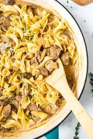 beef stroganoff without sour cream