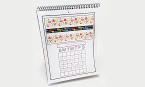 Diy Calendar Craft With Printable Template For 2014