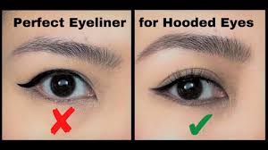 perfect winged eyeliner for hooded eyes