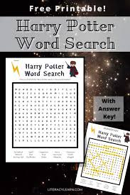 harry potter word search free