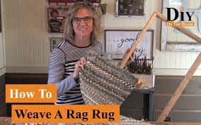 how to weave a rag rug using s