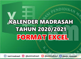 De er ideelle til brug som en regnearkskalenderplaner. Kalender Pendidikan Ra Madrasah Format Excel Tahun 2020 2021 Idn Paperplane