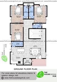 50 Ft 3 Bhk House Plan In 1500 Sq Ft
