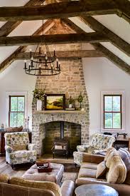 That's it for our ideas on making a low ceiling look taller. A Fireplace For A Beautiful Living Room Town Country Living