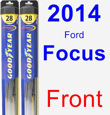 2014 Ford Focus Wiper Blade Set Kit Front 2 Blades Hybrid