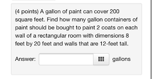 A Gallon Of Paint Can Cover 200 Square