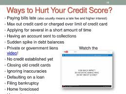 How will a loan modification affect my credit scores? Credit Scores Creditworthiness Ppt Download