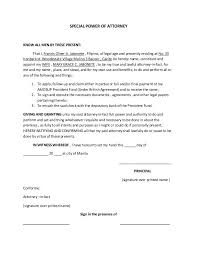 Printable Sample Power Of Attorney Template Form In 2019