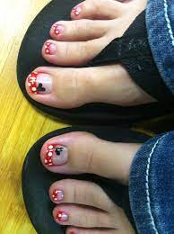 Disney Nails | Mickey nails, Disney nails, Toe nail designs