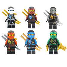 LEGO Ninjago Set of 6 Skybound Ninjas -Lloyd, Nya, Zane, Cole, Jay & Kai