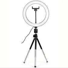 ring light with adjule tripod stand