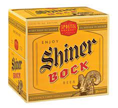 shiner bock beer shiner craft beer 12