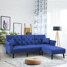 homcom elegant 2 piece sofa set chaise