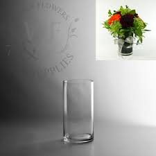 8 inch tall cylinder glass vase