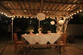arrange your outdoor place for night party