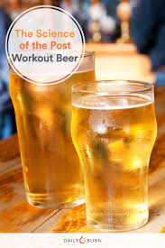 post workout beer habit