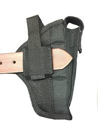 gun holster with magazine pouch for