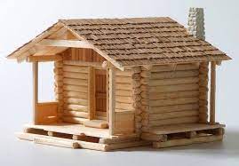 Teifoc können die kleinen ihre eigenen gebäude bauen inklusive. Holzhaus Modell Modellbau Haus Holzhaus Haus