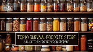 emergency food storage