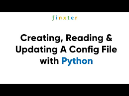 updating a config file with python