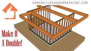 build double cantilever corner balcony