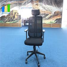black ergonomic office chair with arms