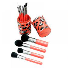 bh cosmetics orange tiger printed brush