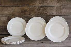 Vintage Depression Glass Dinner Plates