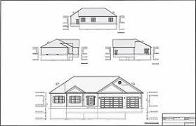 One story 3 bedroom rustic house plan. Full Set Of Single Story 3 Bedroom House Plans 1 960 Sq Ft Ebay